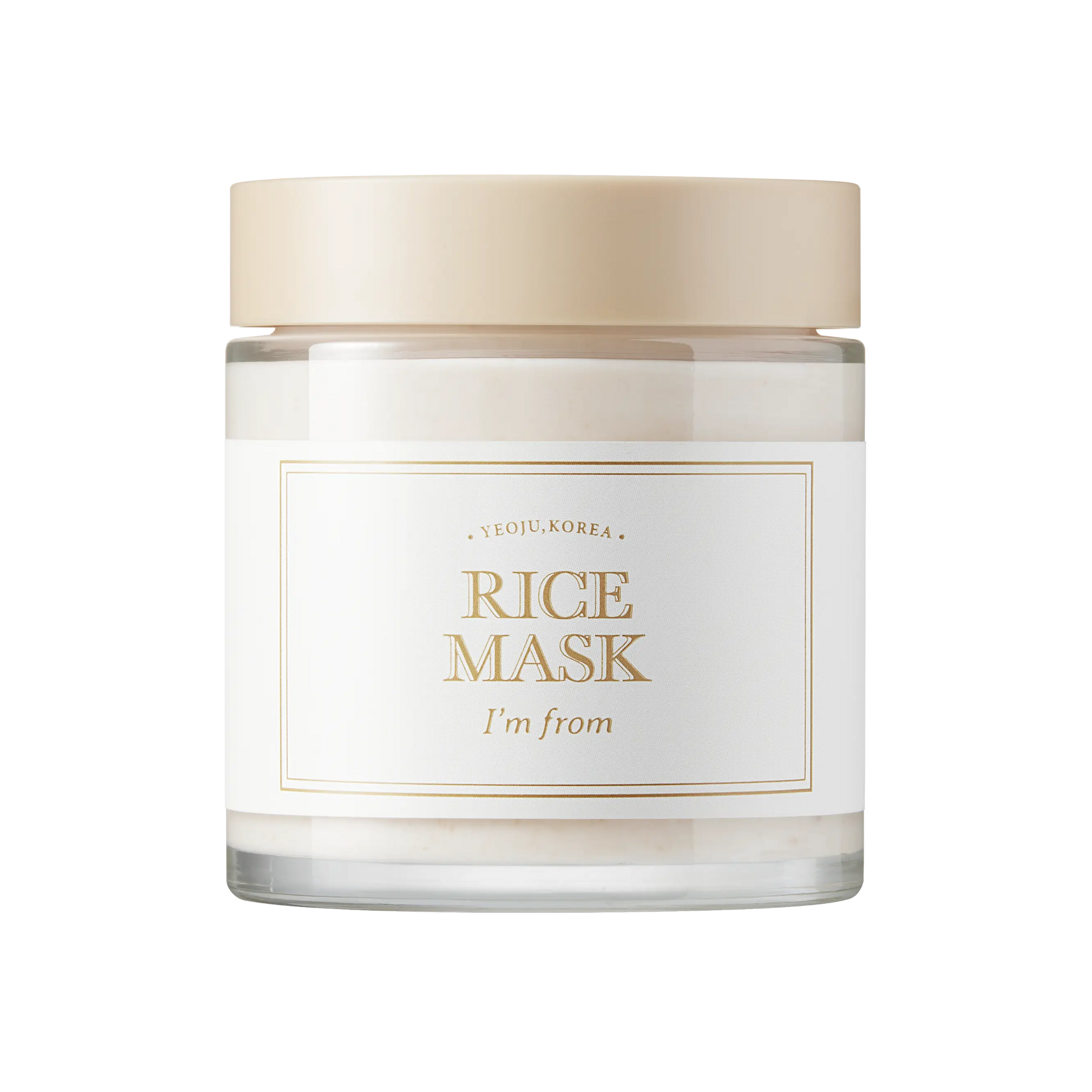 I'm From Rice Mask 110g jar front view