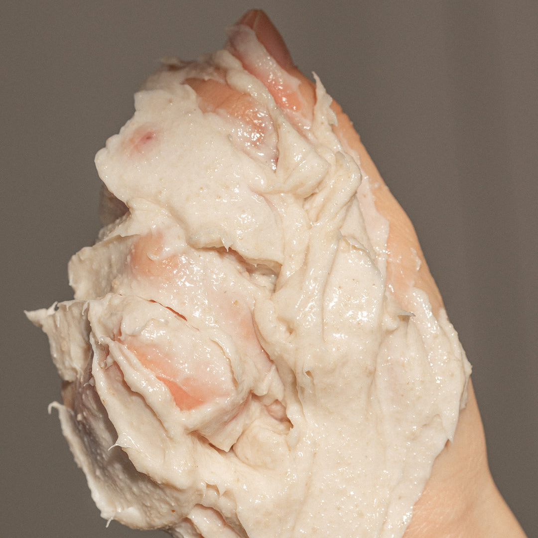 I'm From Rice Mask thick texture spread on hand