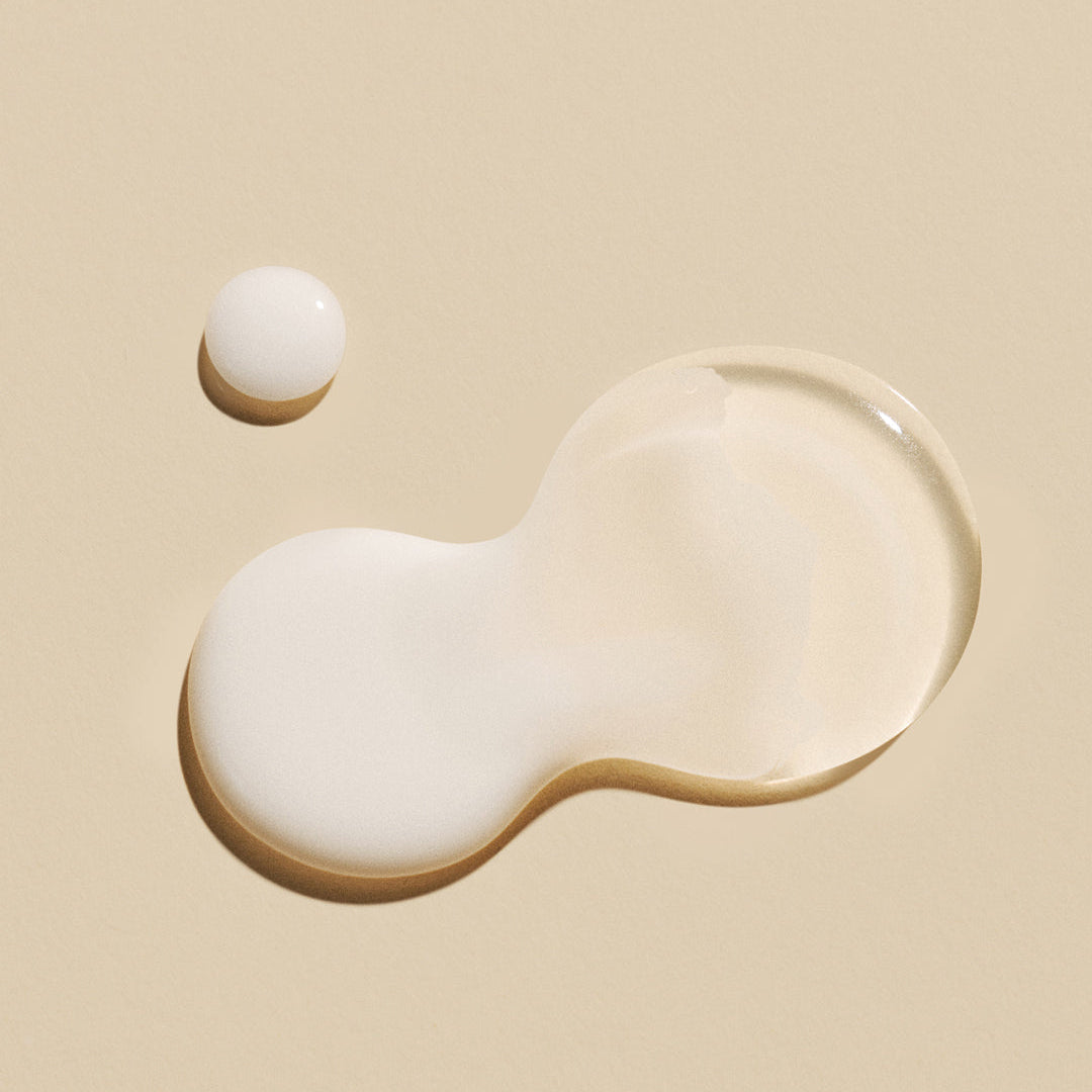 I'm From Rice Toner texture swatch on beige background