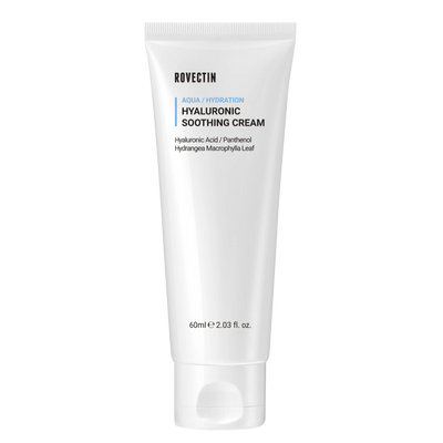 Rovectin Aqua Hyaluronic Soothing Cream 60ml tube front view