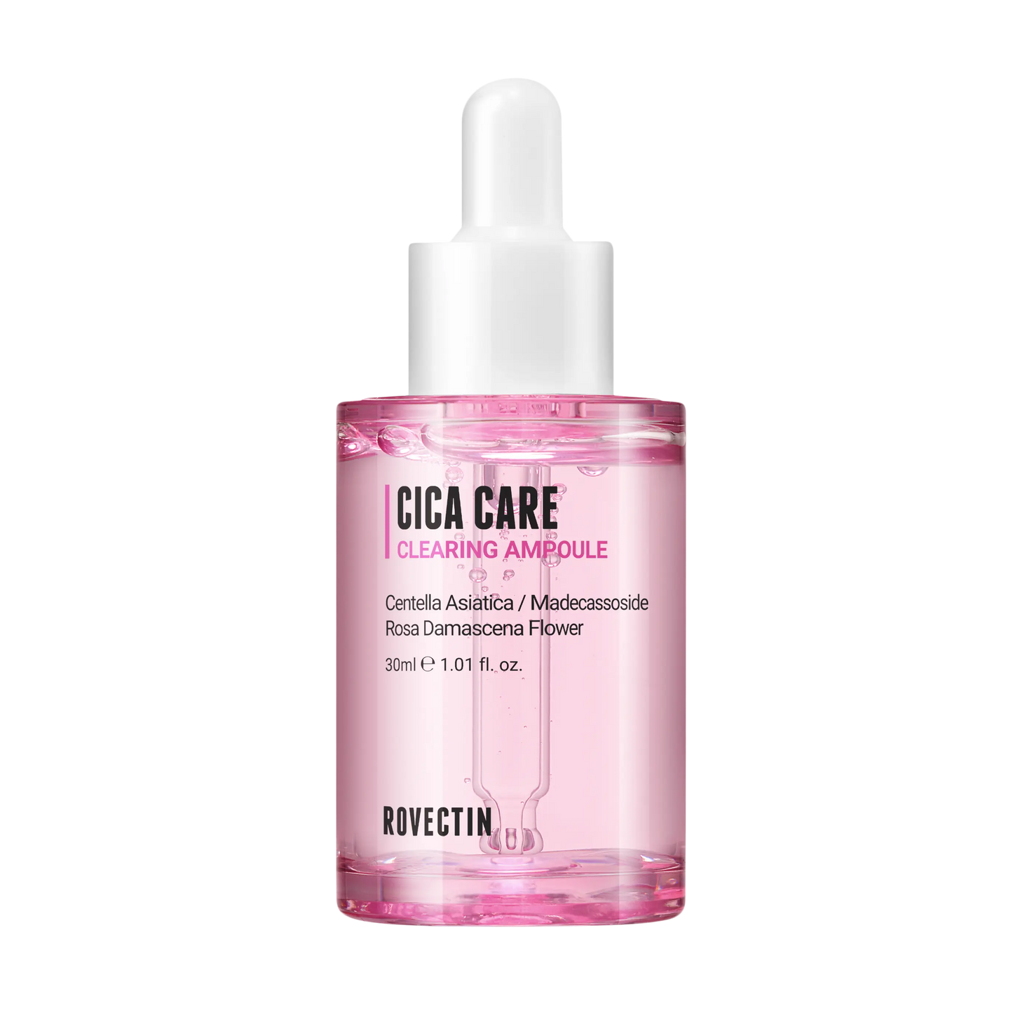 Rovectin Cica Care Clearing Ampoule 30ml bottle front view