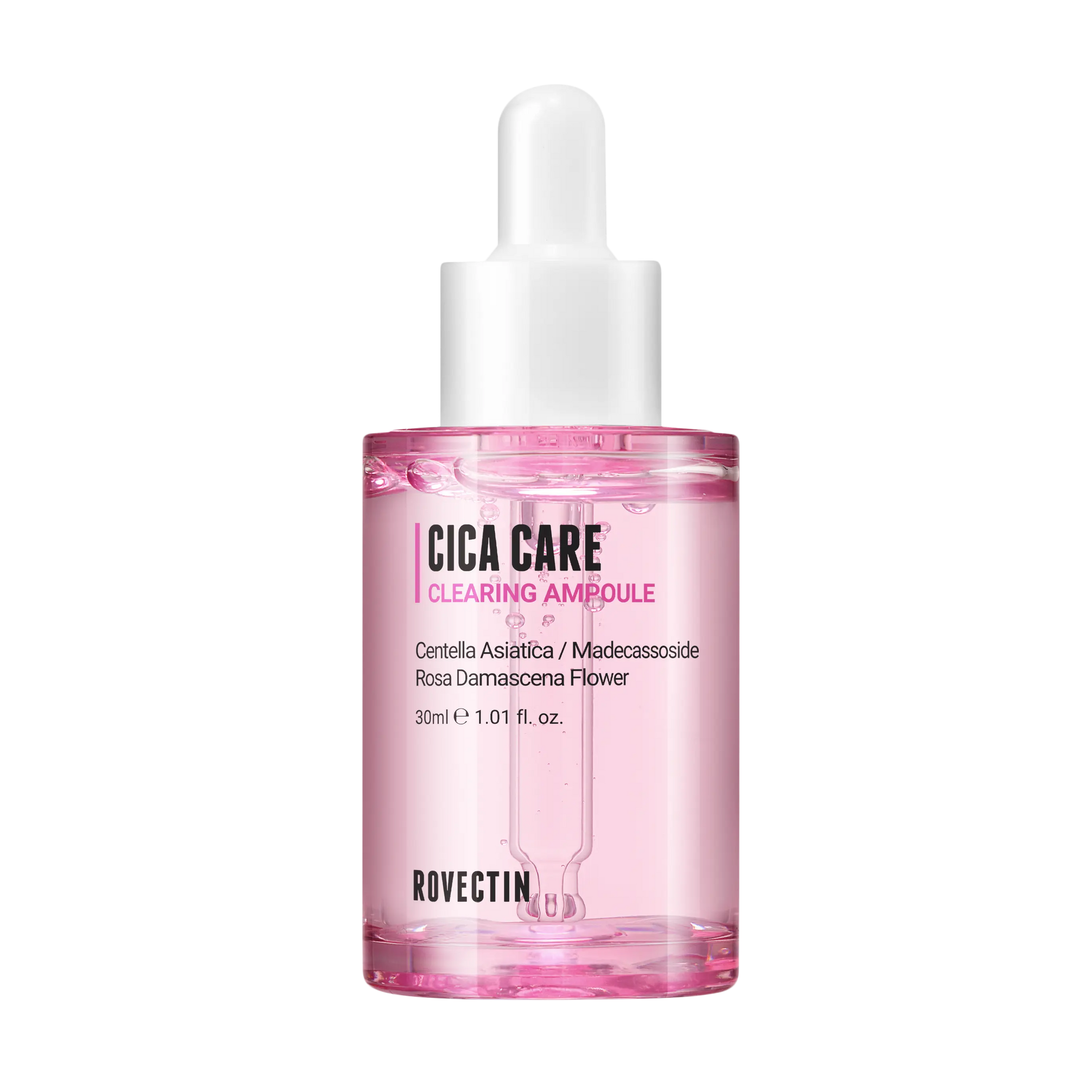 Rovectin Cica Care Clearing Ampoule 30ml bottle front view