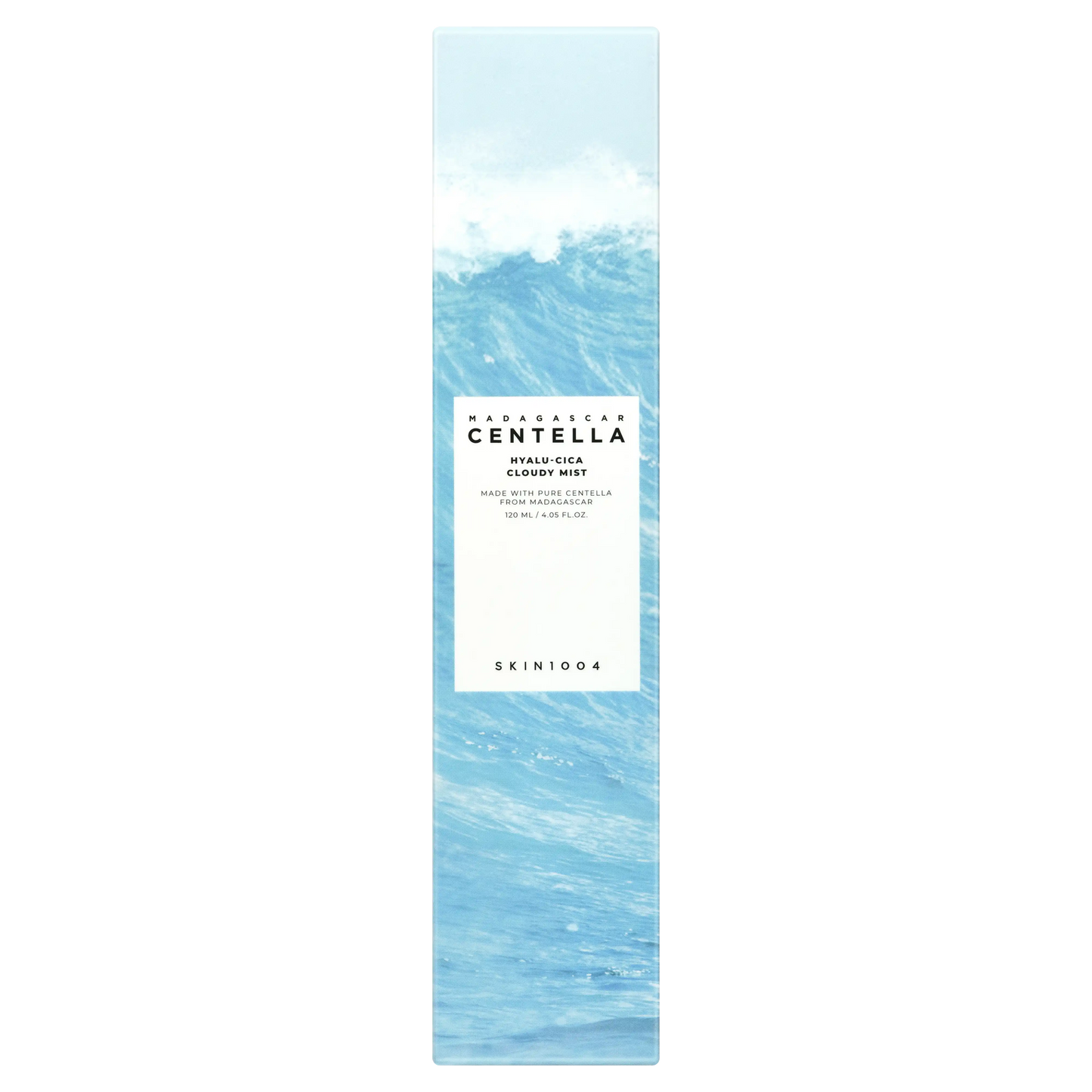 SKIN1004 Madagascar Centella Hyalu-Cica Cloudy Mist 120ml packaging box