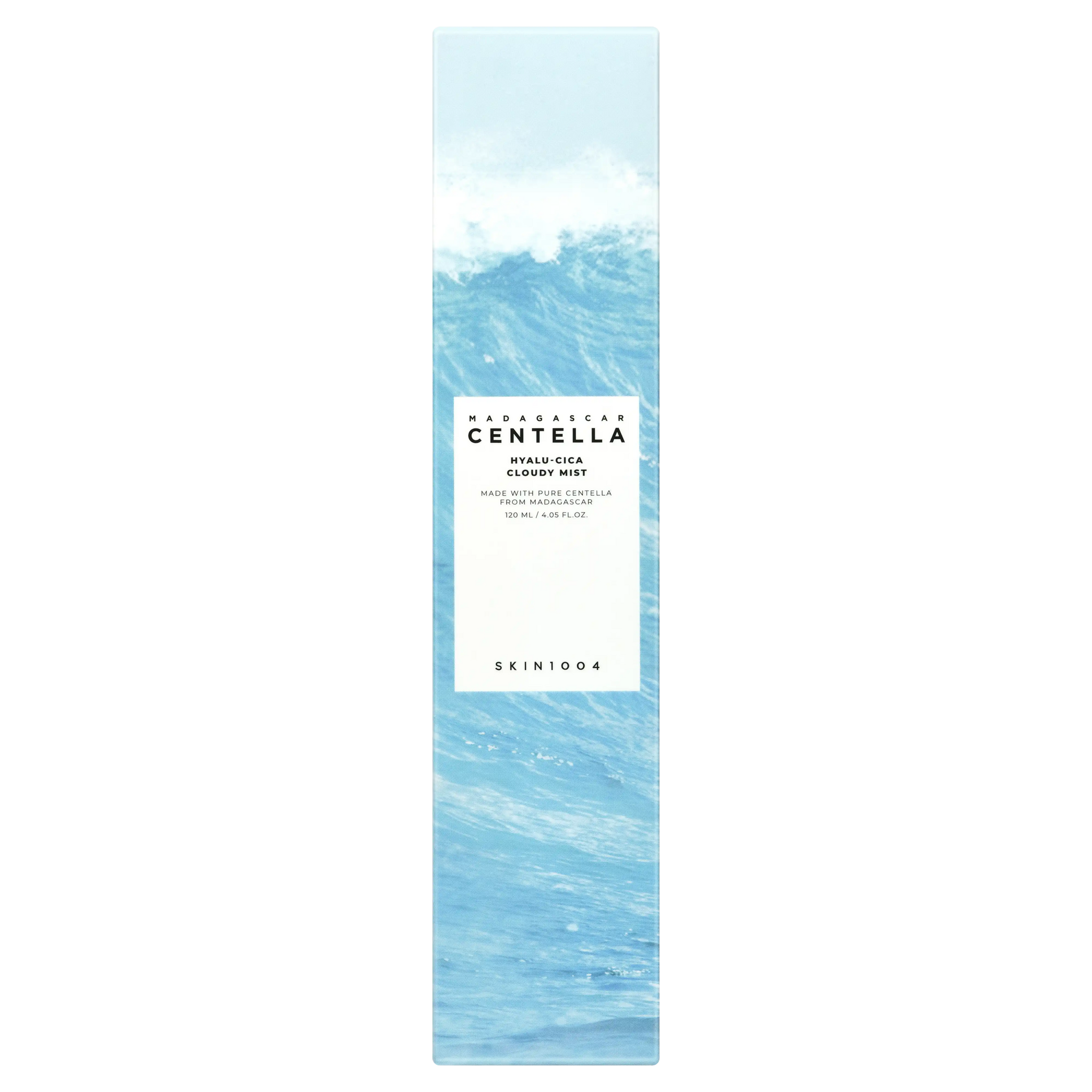 SKIN1004 Madagascar Centella Hyalu-Cica Cloudy Mist 120ml packaging box