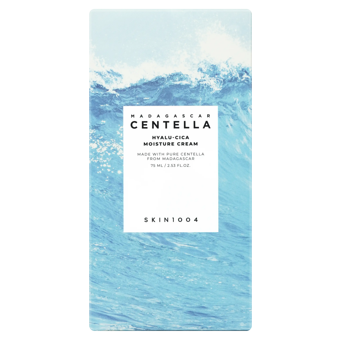 SKIN1004 Madagascar Centella Hyalu-Cica Moisture Cream 75ml packaging box