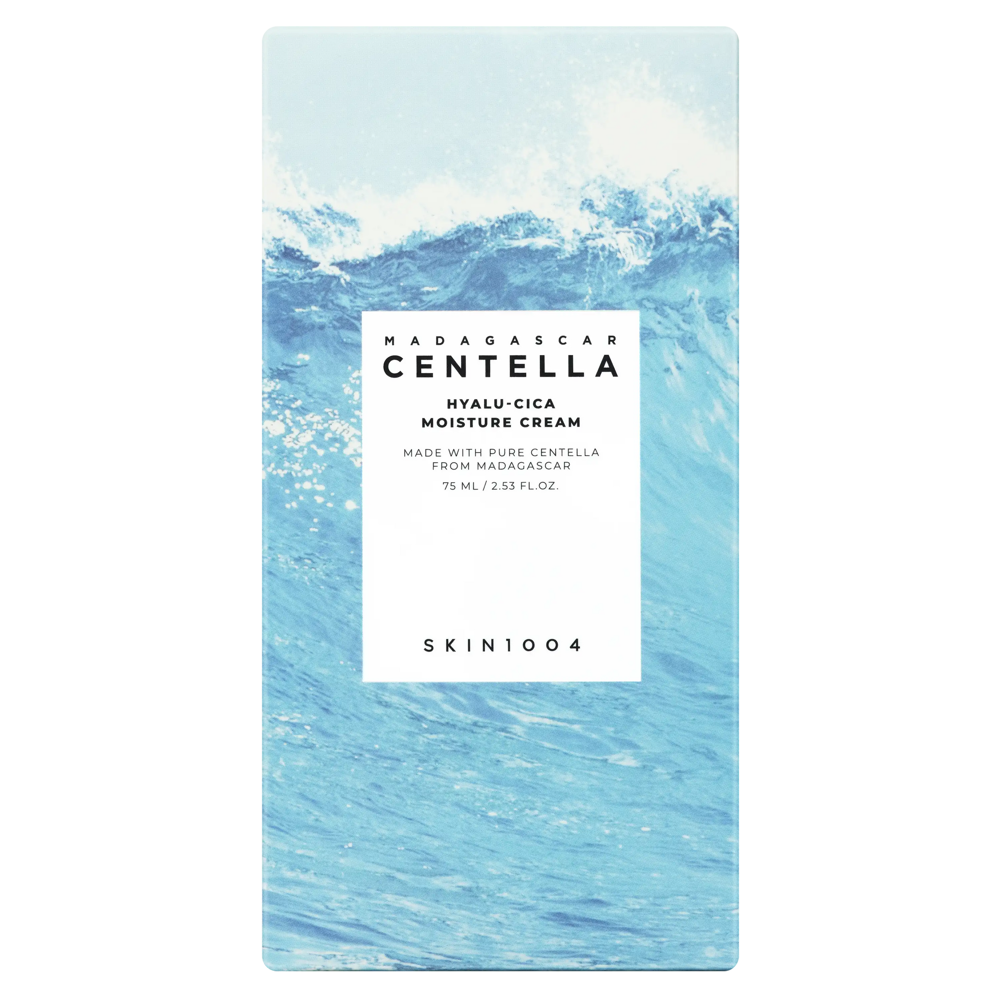 SKIN1004 Madagascar Centella Hyalu-Cica Moisture Cream 75ml packaging box