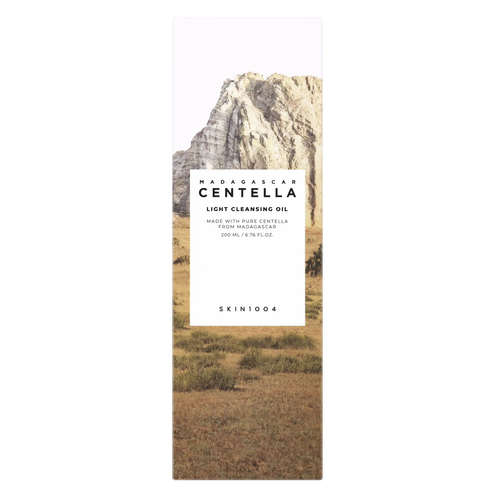 SKIN1004 Madagascar Centella Light Cleansing Oil 200ml Packaging Box