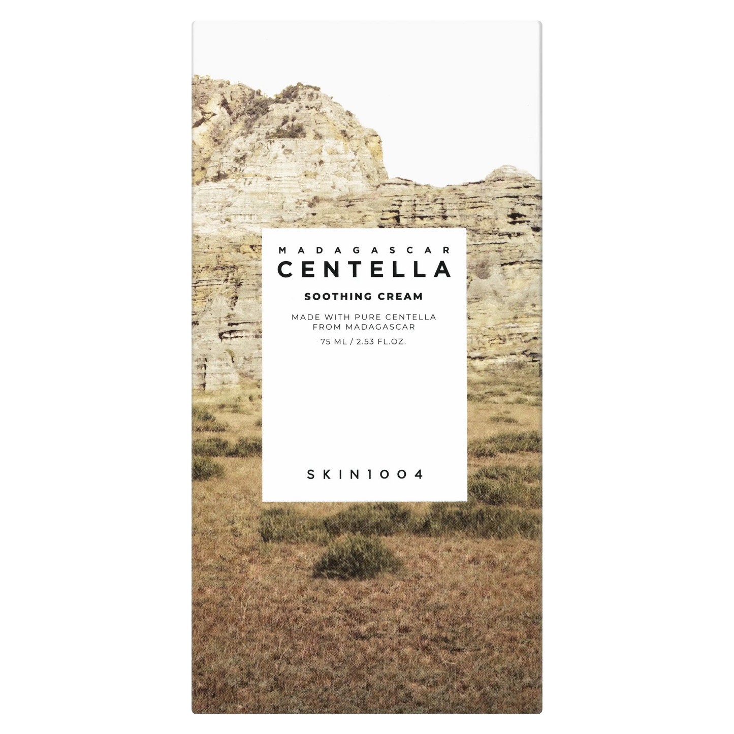SKIN1004 Madagascar Centella Soothing Cream 75ml packaging box