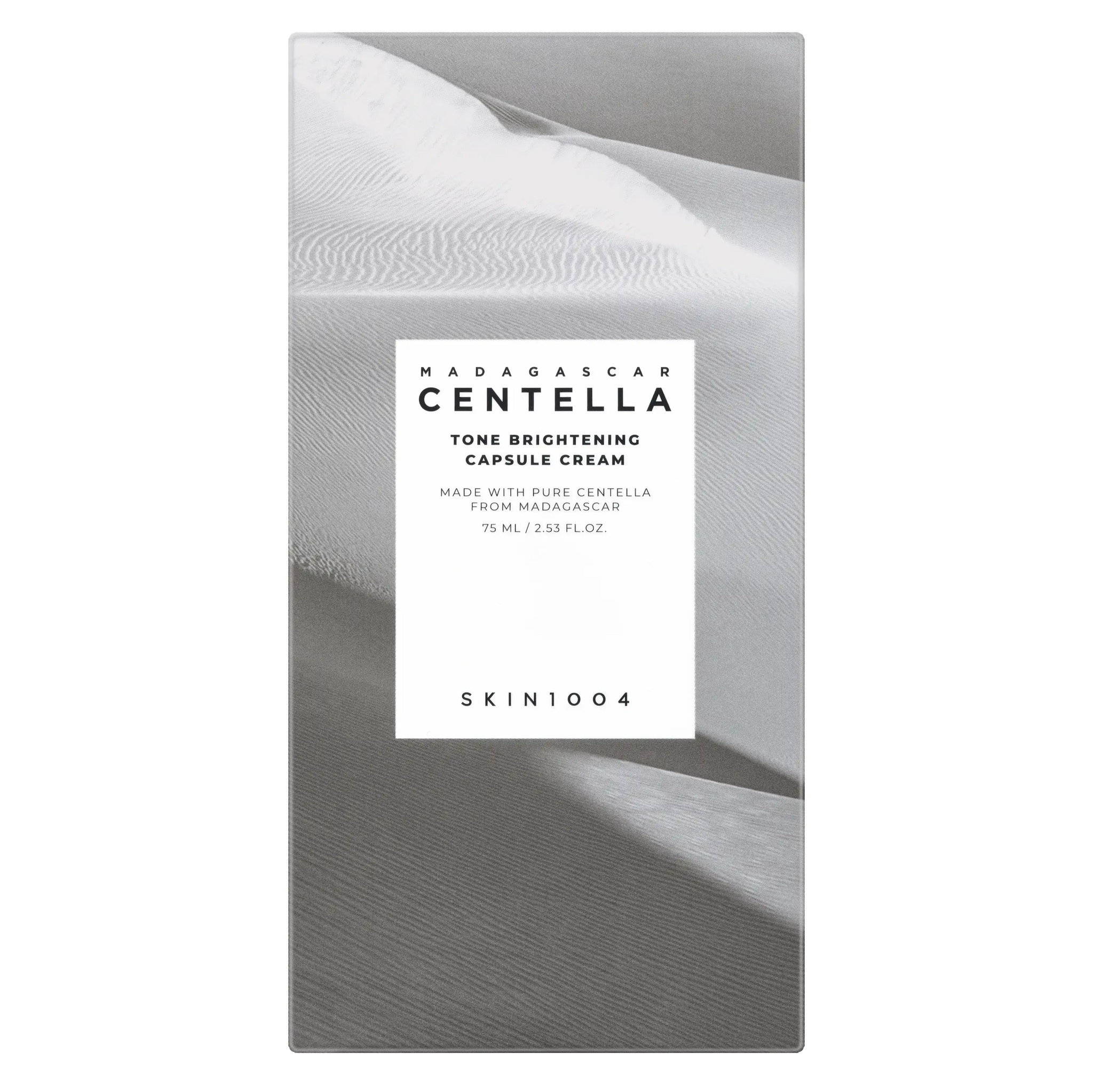 SKIN1004 Madagascar Centella Tone Brightening Capsule Cream 75ml packaging box