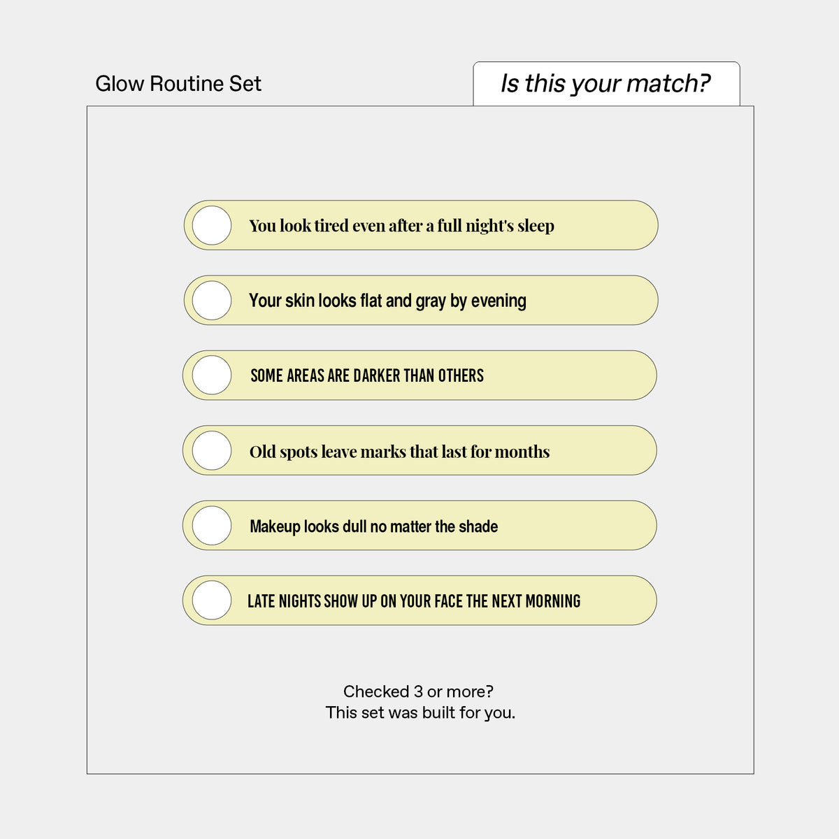 Glow Routine Set