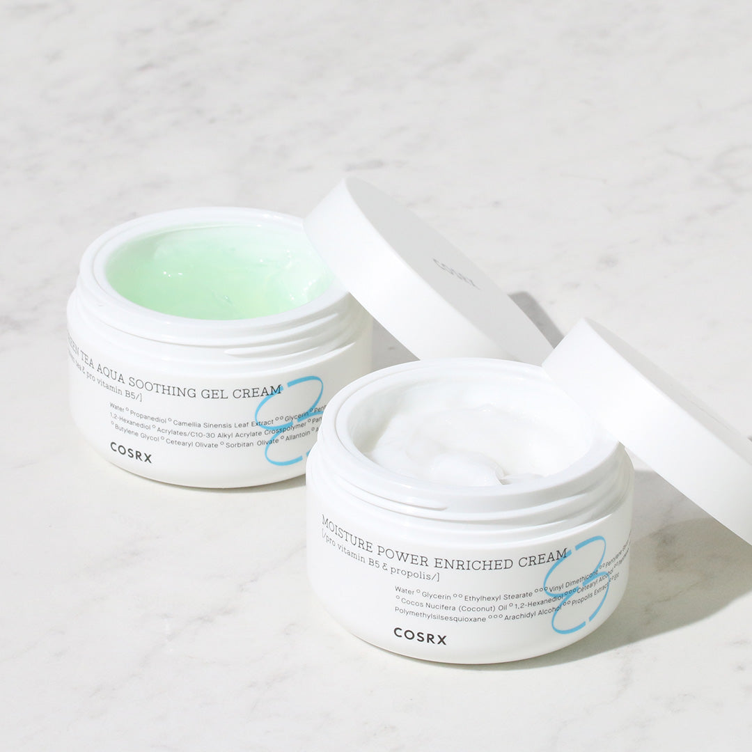 Hydrium Green Tea Aqua Soothing Gel Cream - Discover more Korean cosmetics at Cupidrop