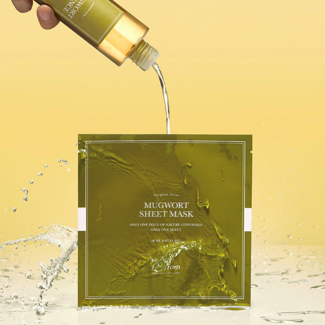Mugwort Sheet Mask - Discover more Korean cosmetics at Cupidrop